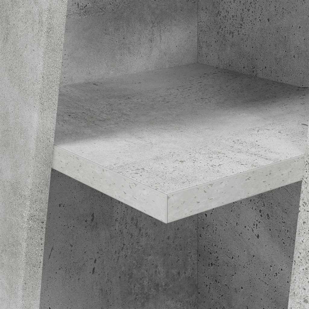 Eckschrank Beton Grau 27,5x27x102cm Holzwerkstoff
