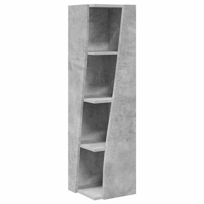 Eckschrank Beton Grau 27,5x27x102cm Holzwerkstoff