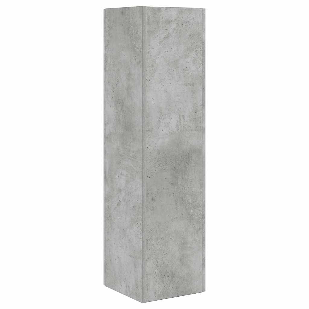 Eckschrank Beton Grau 27,5x27x102cm Holzwerkstoff