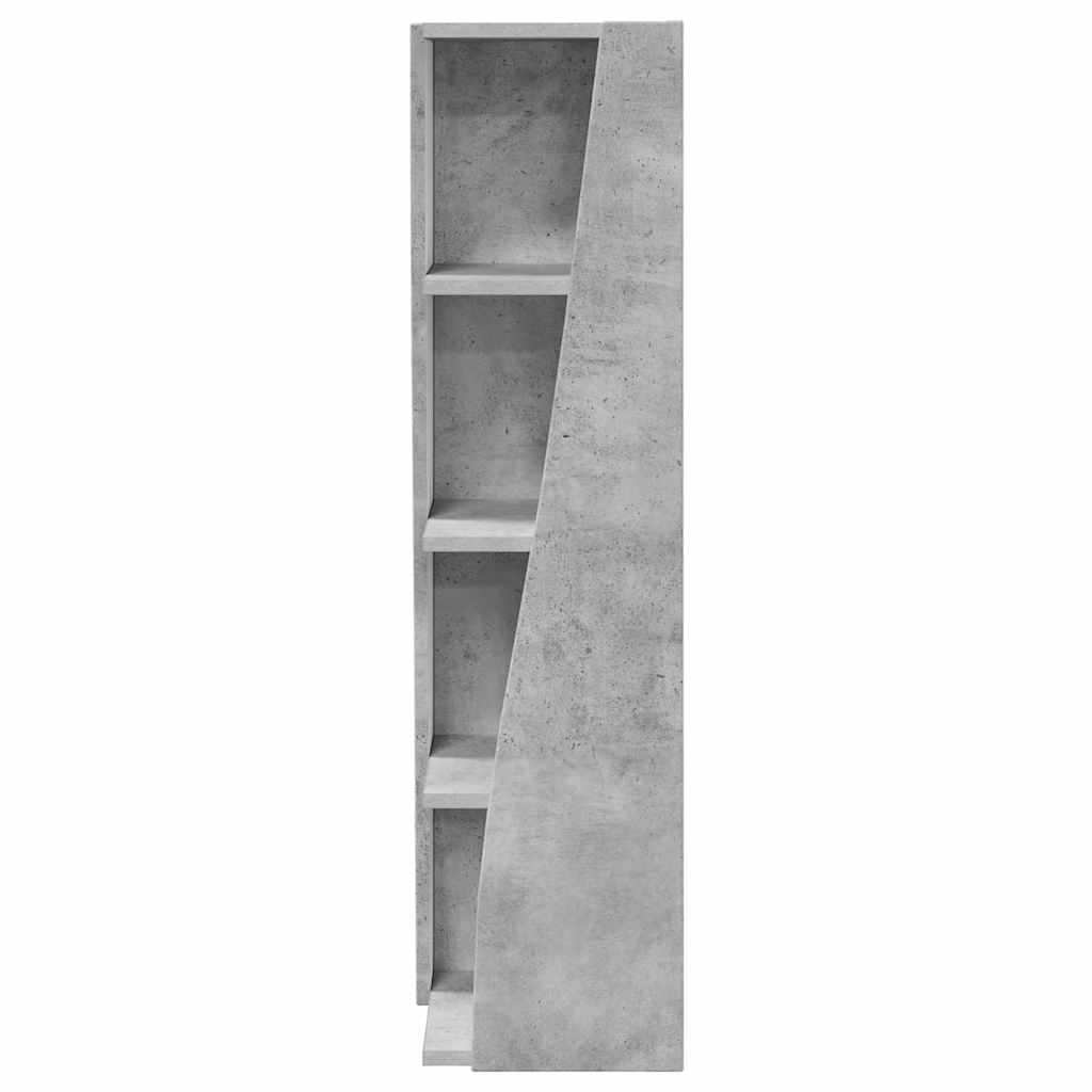 Eckschrank Beton Grau 27,5x27x102cm Holzwerkstoff