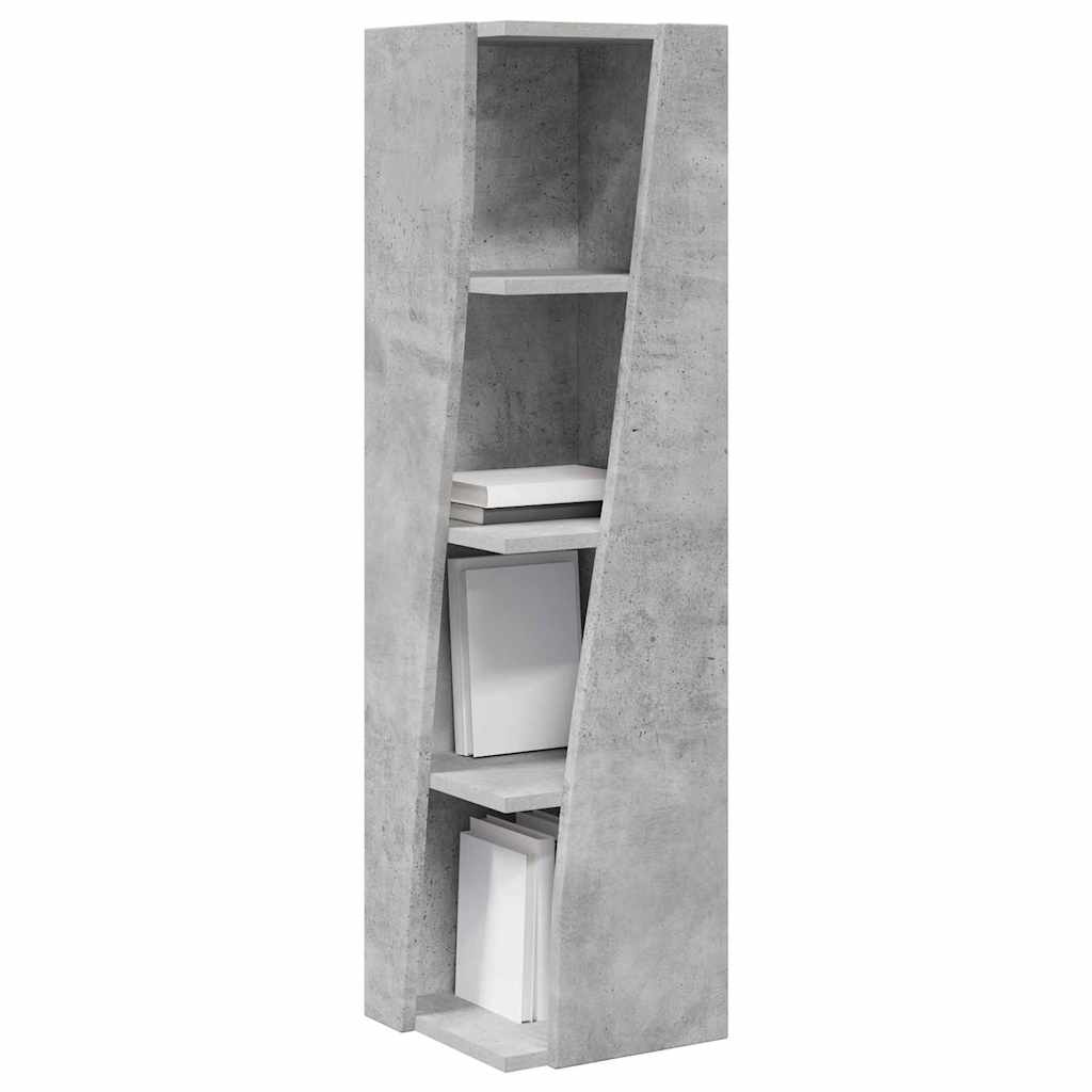 Eckschrank Beton Grau 27,5x27x102cm Holzwerkstoff