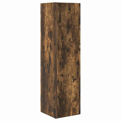 vidaXL Eckschrank Geräucherte Eiche 27,5x27x102cm Holzwerkstoff