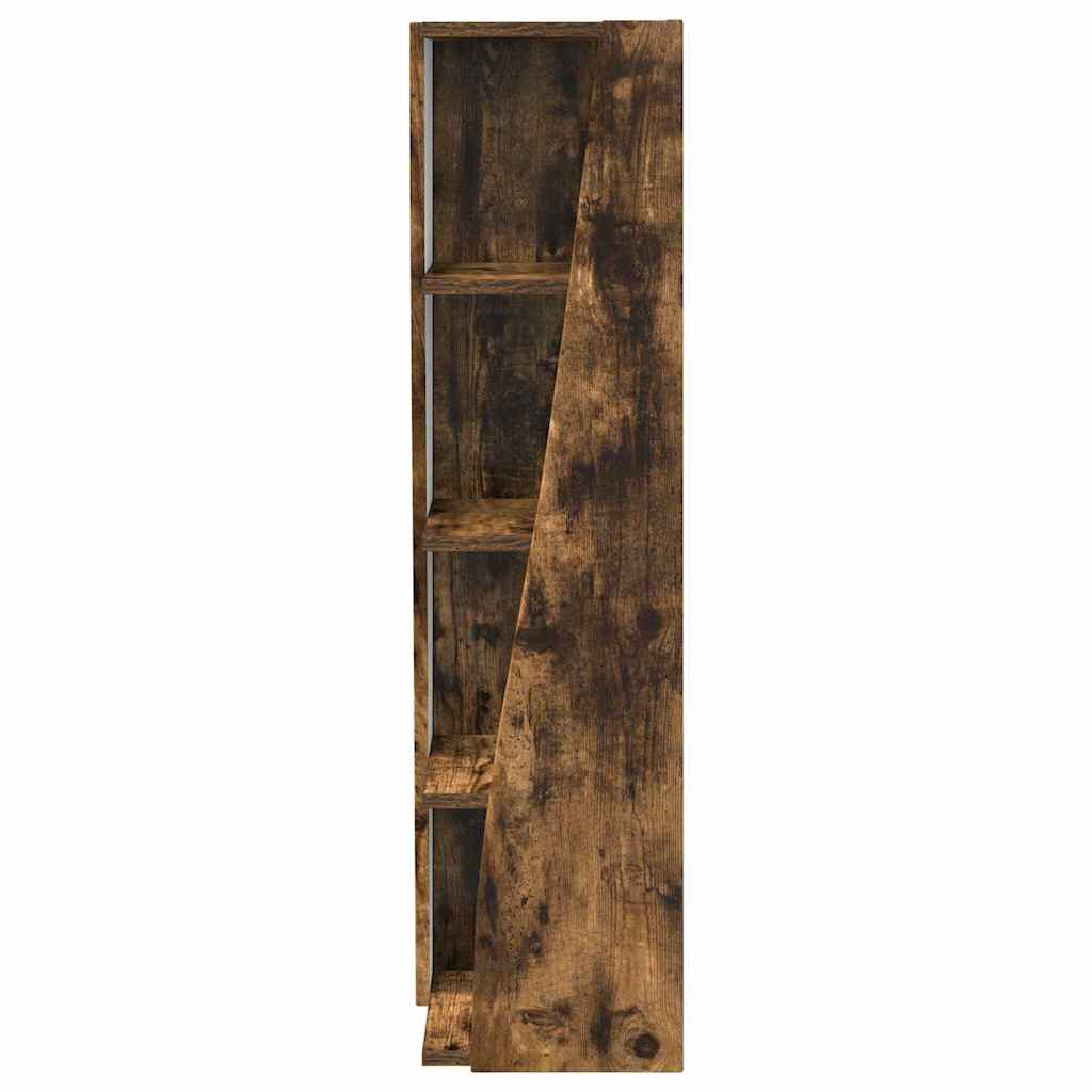 vidaXL Eckschrank Geräucherte Eiche 27,5x27x102cm Holzwerkstoff