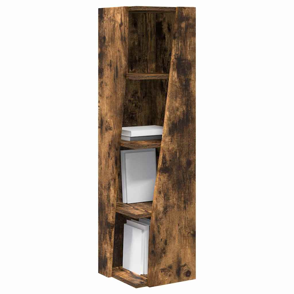 vidaXL Eckschrank Geräucherte Eiche 27,5x27x102cm Holzwerkstoff