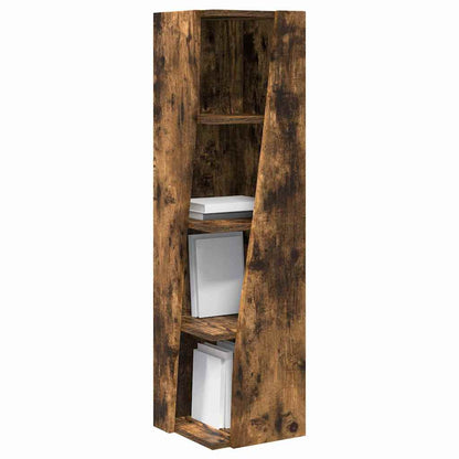 vidaXL Eckschrank Geräucherte Eiche 27,5x27x102cm Holzwerkstoff