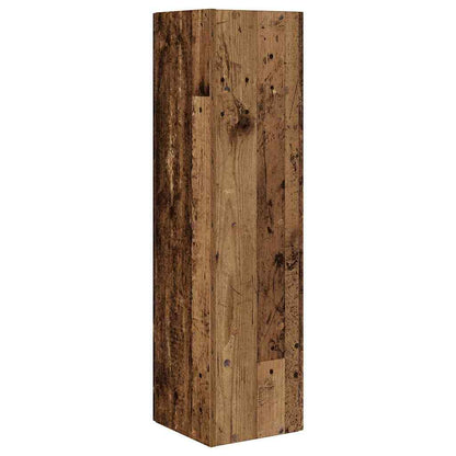 vidaXL Eckschrank Altholz 27,5x27x102cm Holzwerkstoff