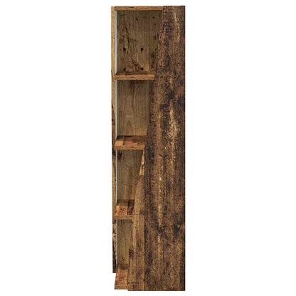 vidaXL Eckschrank Altholz 27,5x27x102cm Holzwerkstoff