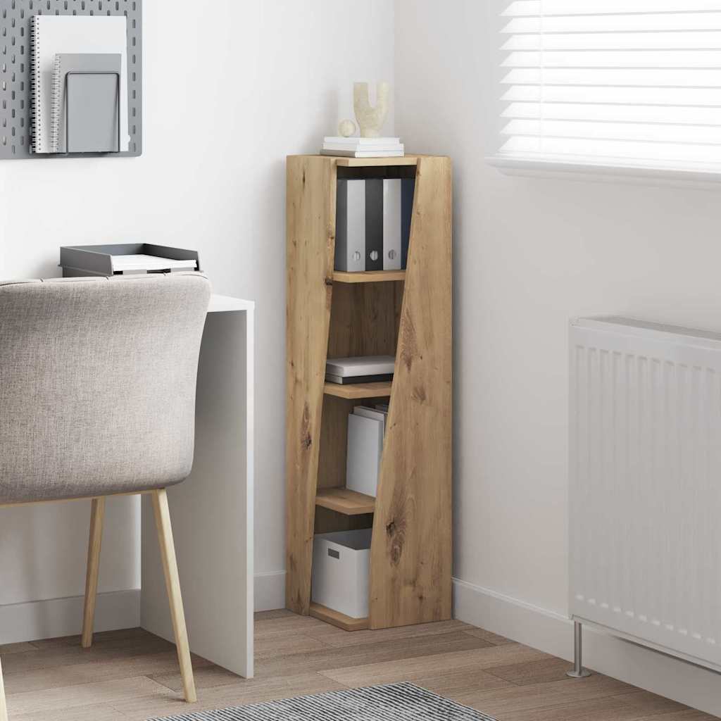 Eckschrank Artisan-Eiche 27,5x27x102cm Holzwerkstoff