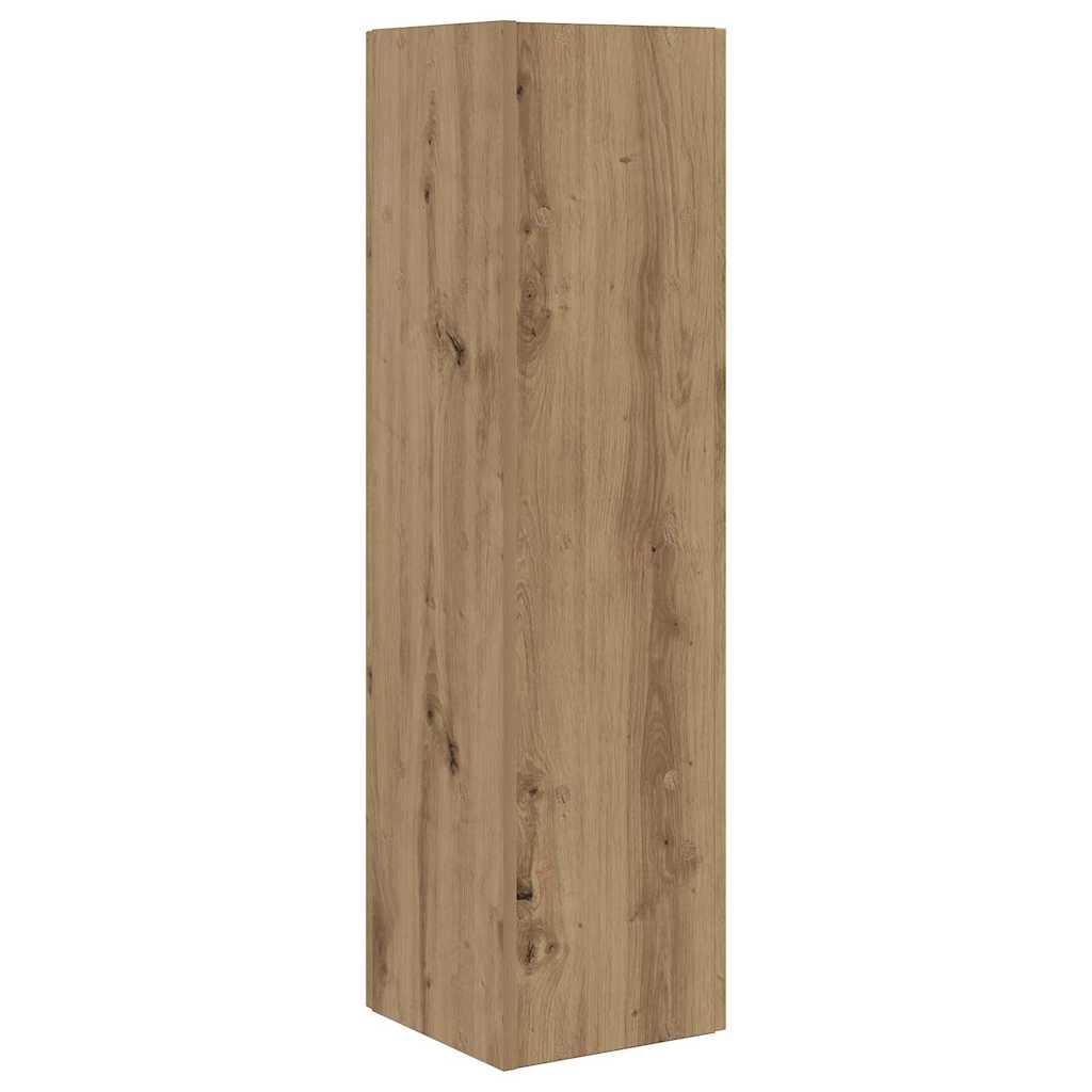 Eckschrank Artisan-Eiche 27,5x27x102cm Holzwerkstoff
