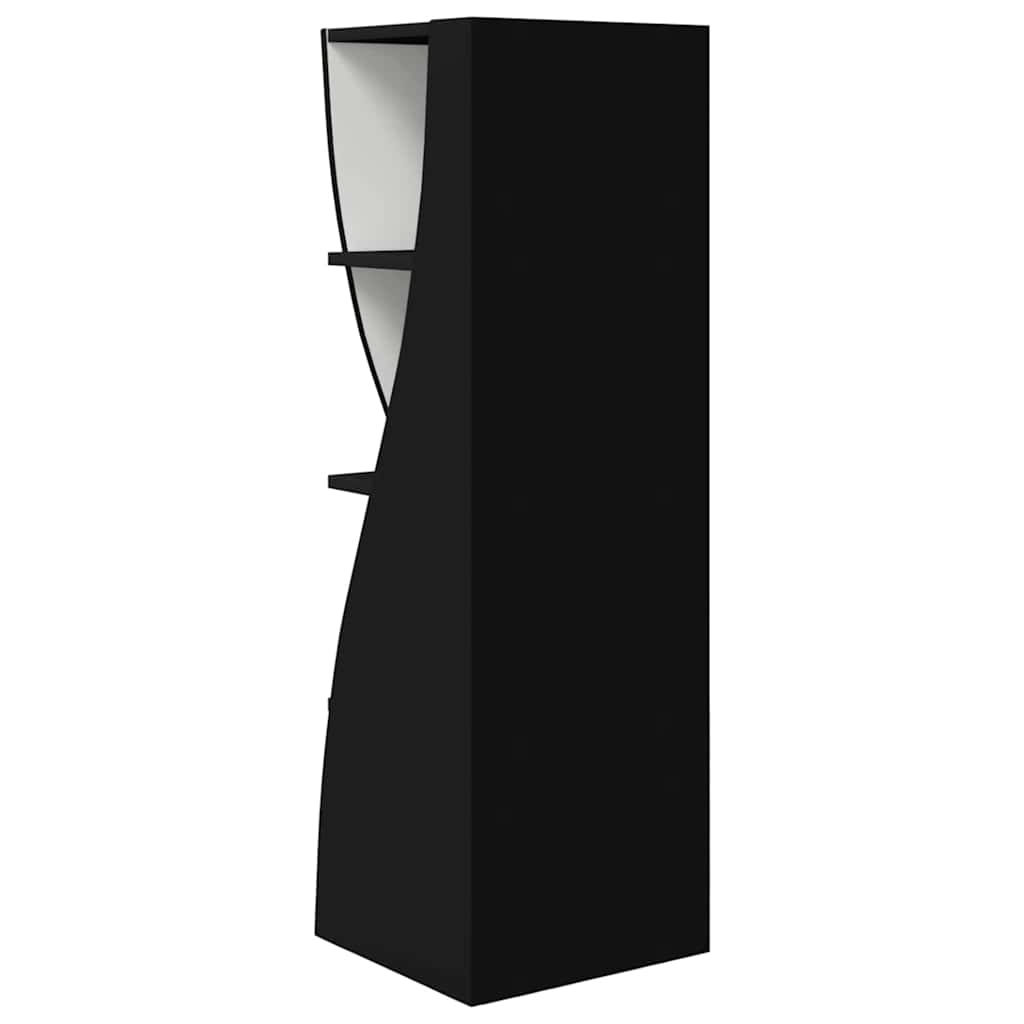 vidaXL Eckschrank Schwarz 32x32x102cm Holzwerkstoff