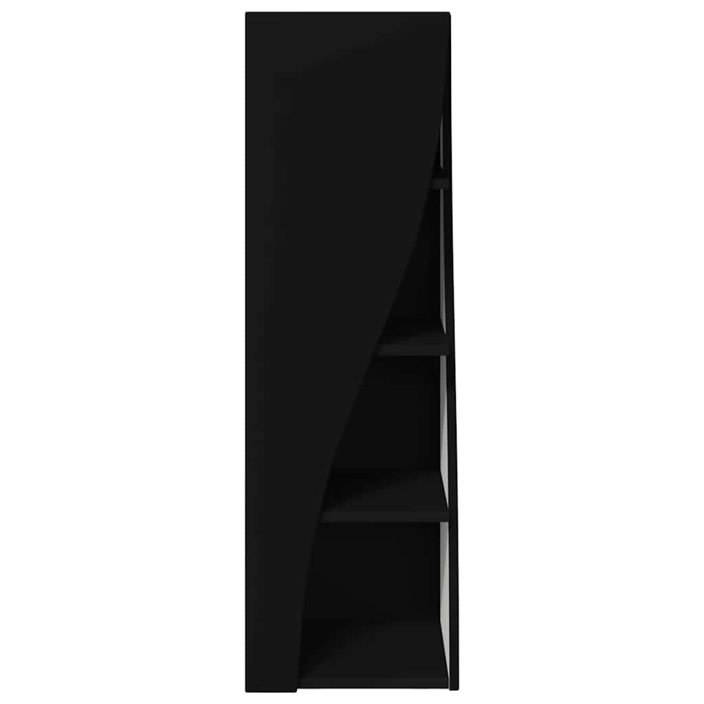 vidaXL Eckschrank Schwarz 32x32x102cm Holzwerkstoff