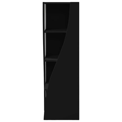 vidaXL Eckschrank Schwarz 32x32x102cm Holzwerkstoff
