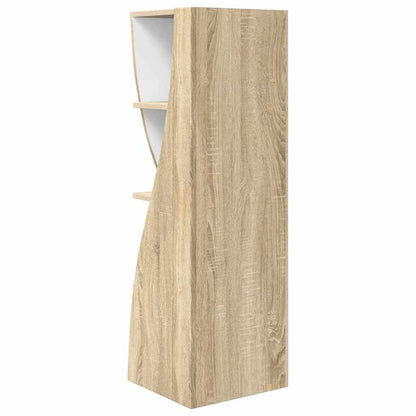 vidaXL Eckschrank Sonoma-Eiche 32x32x102cm Holzwerkstoff