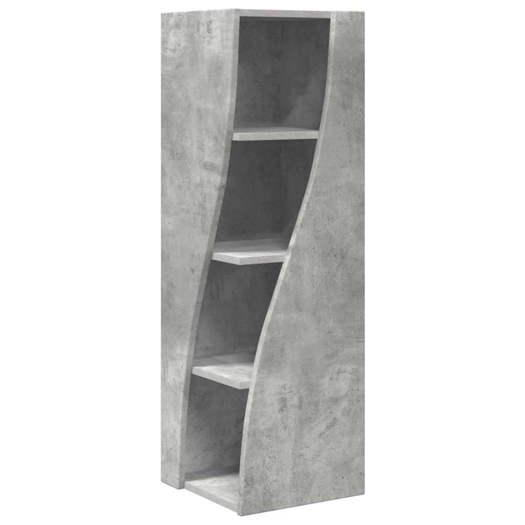 vidaXL Eckschrank Beton Grau 32x32x102cm Holzwerkstoff