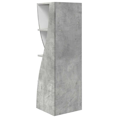 vidaXL Eckschrank Beton Grau 32x32x102cm Holzwerkstoff