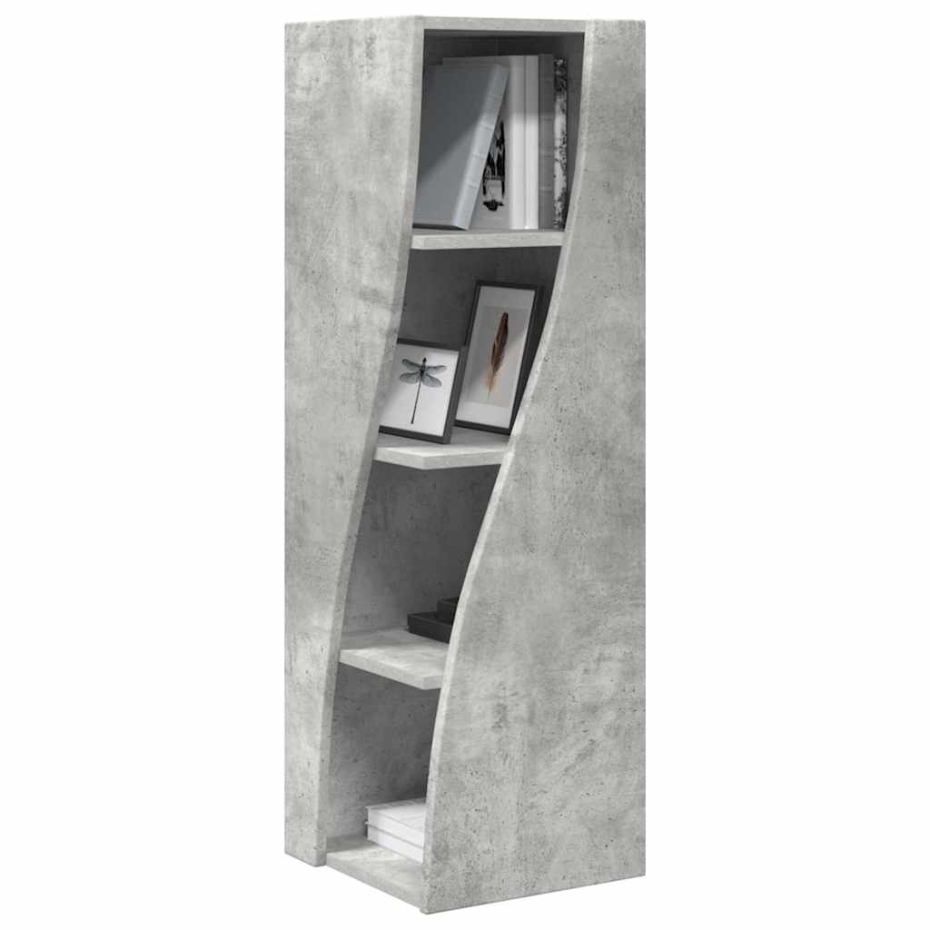 vidaXL Eckschrank Beton Grau 32x32x102cm Holzwerkstoff