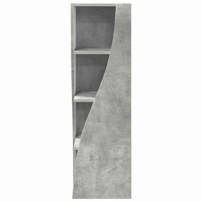 vidaXL Eckschrank Beton Grau 32x32x102cm Holzwerkstoff