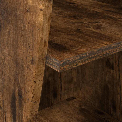 Eckschrank Geräucherte Eiche 32x32x102cm Holzwerkstoff