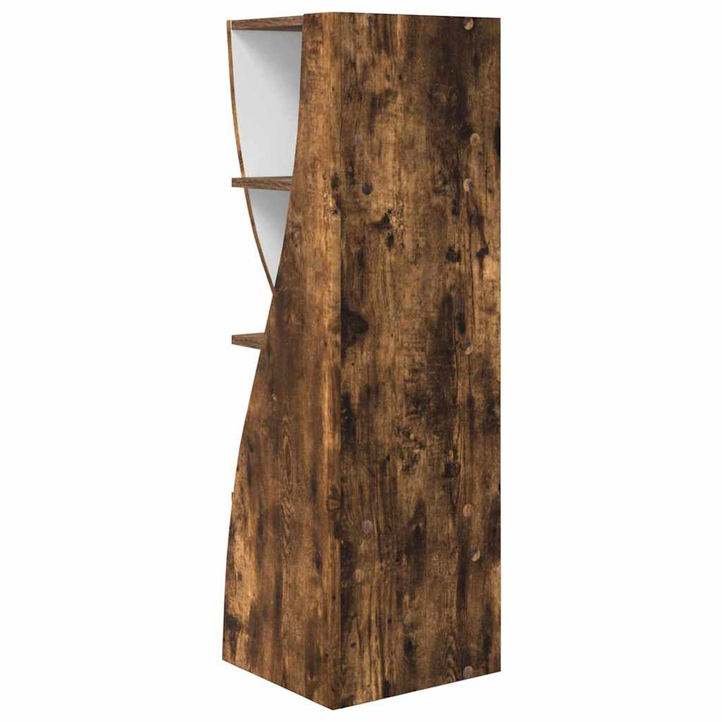 Eckschrank Geräucherte Eiche 32x32x102cm Holzwerkstoff