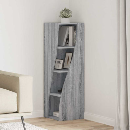 Eckschrank Graues Sonoma 32x32x102cm Holzwerkstoff