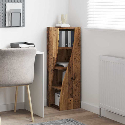vidaXL Eckschrank Altholz 32x32x102cm Holzwerkstoff