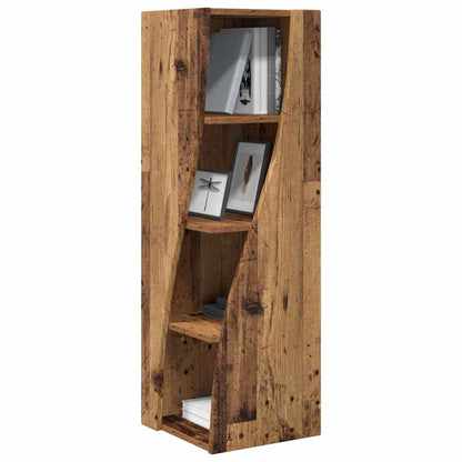 vidaXL Eckschrank Altholz 32x32x102cm Holzwerkstoff