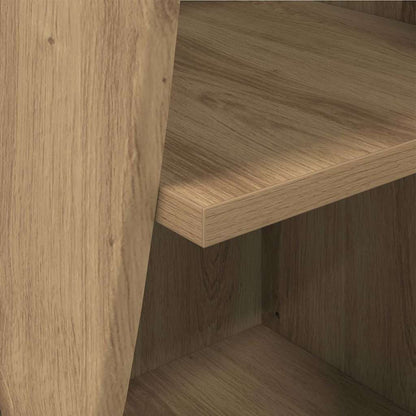 vidaXL Eckschrank Artisan-Eiche 32x32x102cm Holzwerkstoff