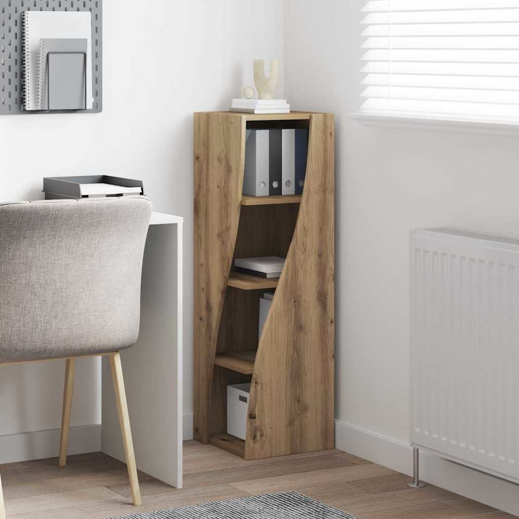 vidaXL Eckschrank Artisan-Eiche 32x32x102cm Holzwerkstoff