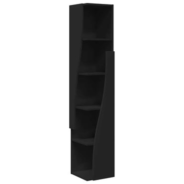 vidaXL Eckschrank Schwarz 27,5x27x140cm Holzwerkstoff