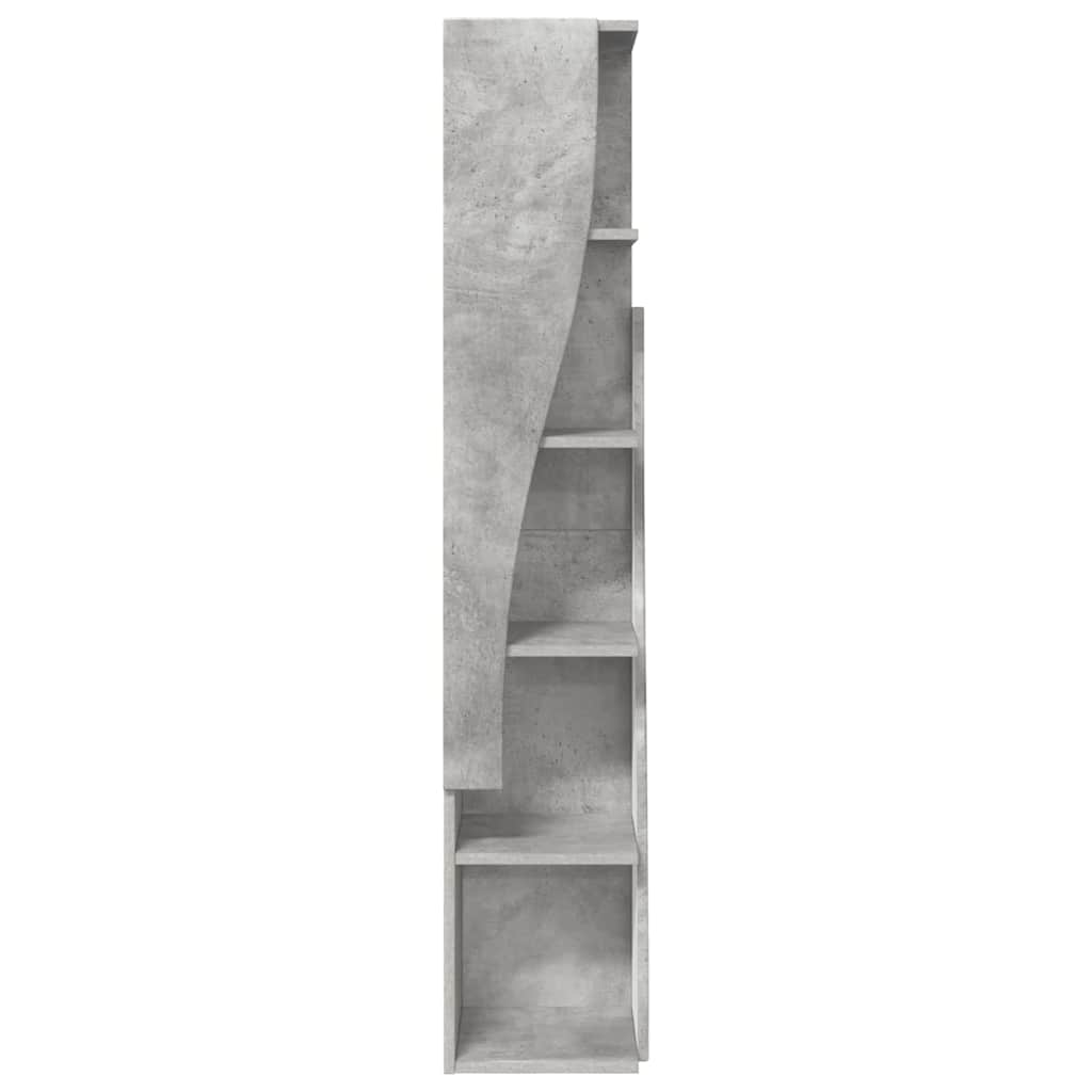 Eckschrank Beton Grau 27,5x27x140cm Holzwerkstoff