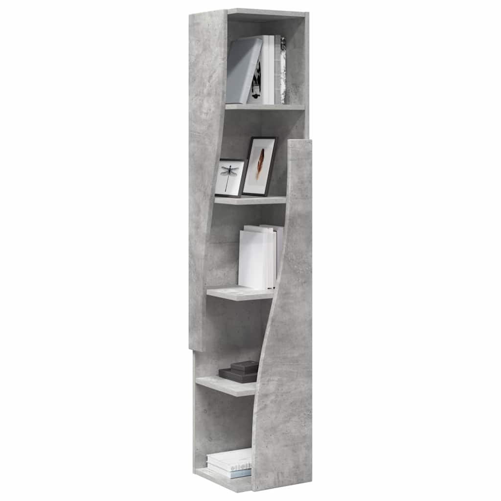 Eckschrank Beton Grau 27,5x27x140cm Holzwerkstoff