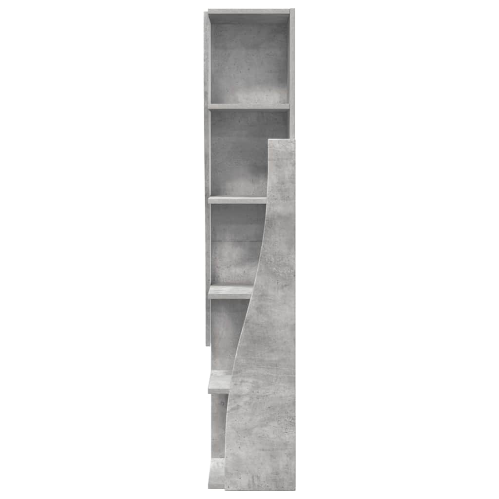 Eckschrank Beton Grau 27,5x27x140cm Holzwerkstoff