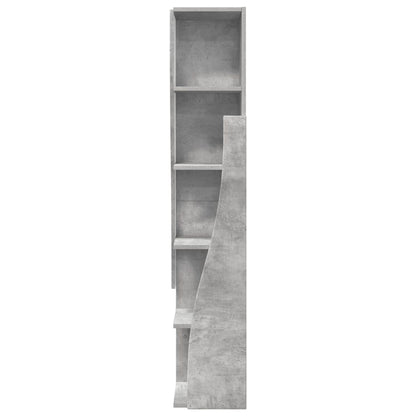 Eckschrank Beton Grau 27,5x27x140cm Holzwerkstoff
