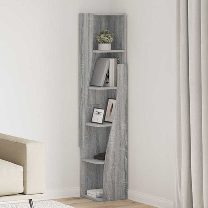vidaXL Eckschrank Graues Sonoma 27,5x27x140cm Holzwerkstoff