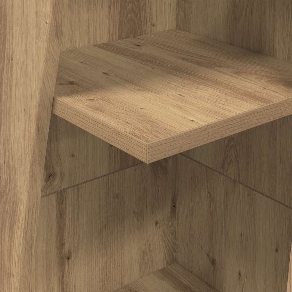 Eckschrank Artisan-Eiche 27,5x27x140cm Holzwerkstoff