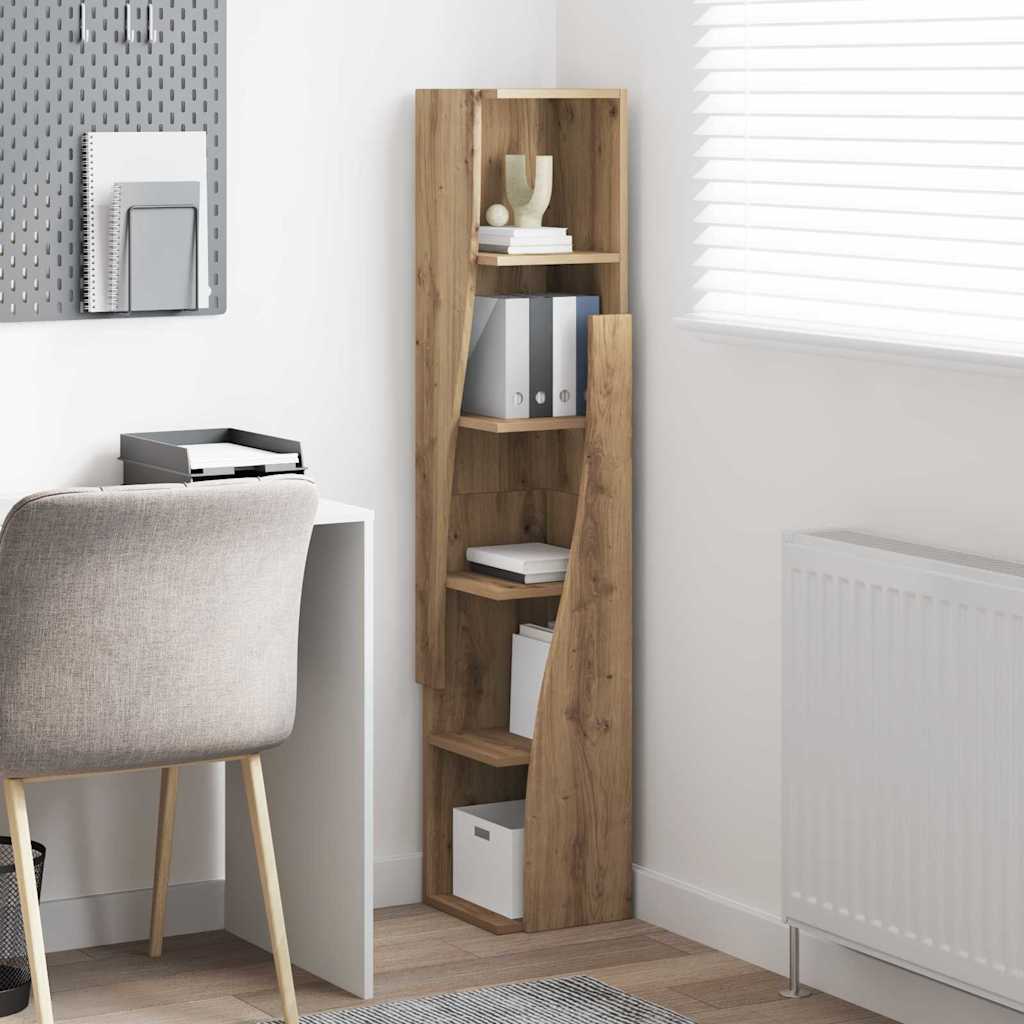 Eckschrank Artisan-Eiche 27,5x27x140cm Holzwerkstoff