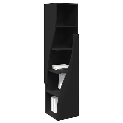vidaXL Eckschrank Schwarz 32x32x140cm Holzwerkstoff