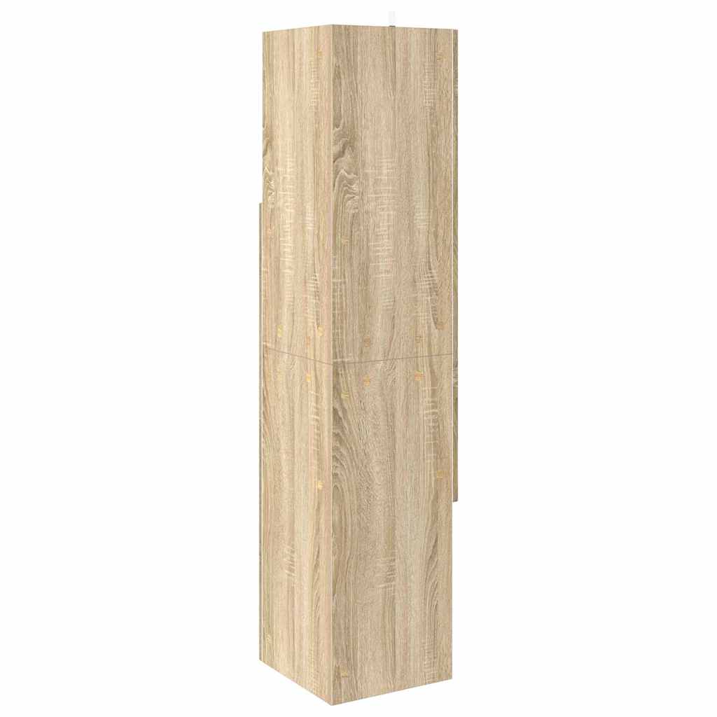 vidaXL Eckschrank Sonoma-Eiche 32x32x140cm Holzwerkstoff