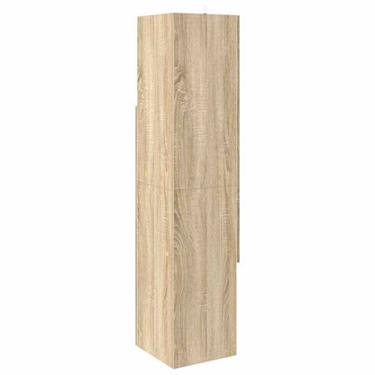 vidaXL Eckschrank Sonoma-Eiche 32x32x140cm Holzwerkstoff