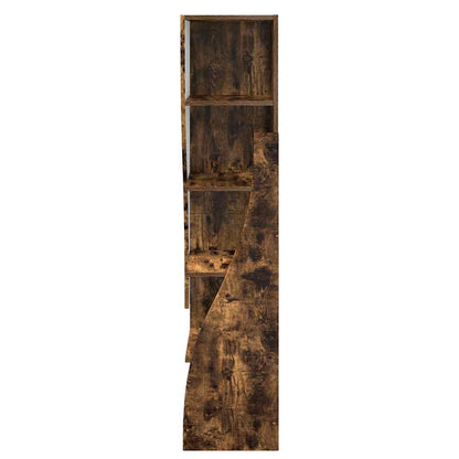 vidaXL Eckschrank Geräucherte Eiche 32x32x140cm Holzwerkstoff