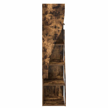 vidaXL Eckschrank Geräucherte Eiche 32x32x140cm Holzwerkstoff