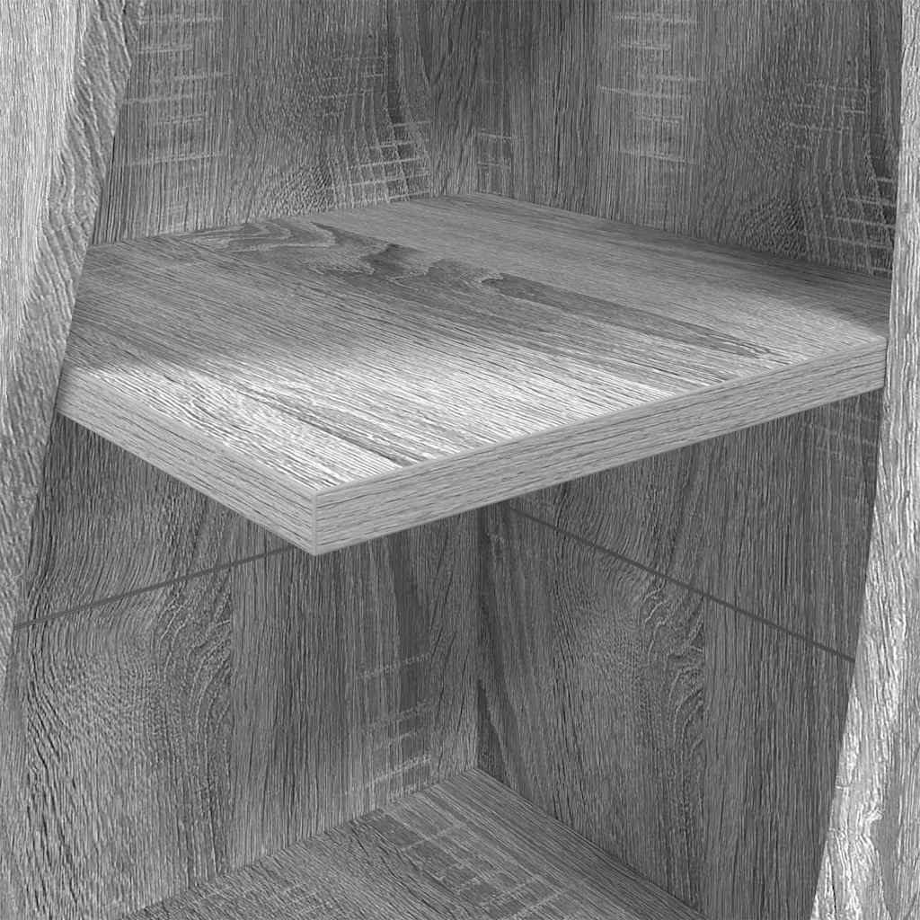 vidaXL Eckschrank Graues Sonoma 32x32x140cm Holzwerkstoff