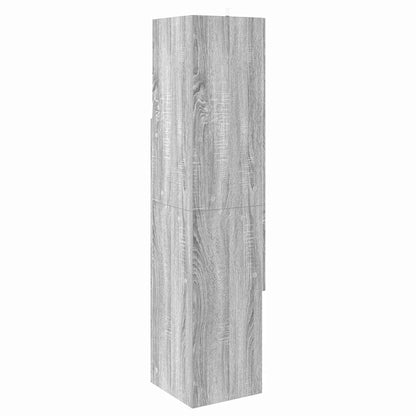 vidaXL Eckschrank Graues Sonoma 32x32x140cm Holzwerkstoff
