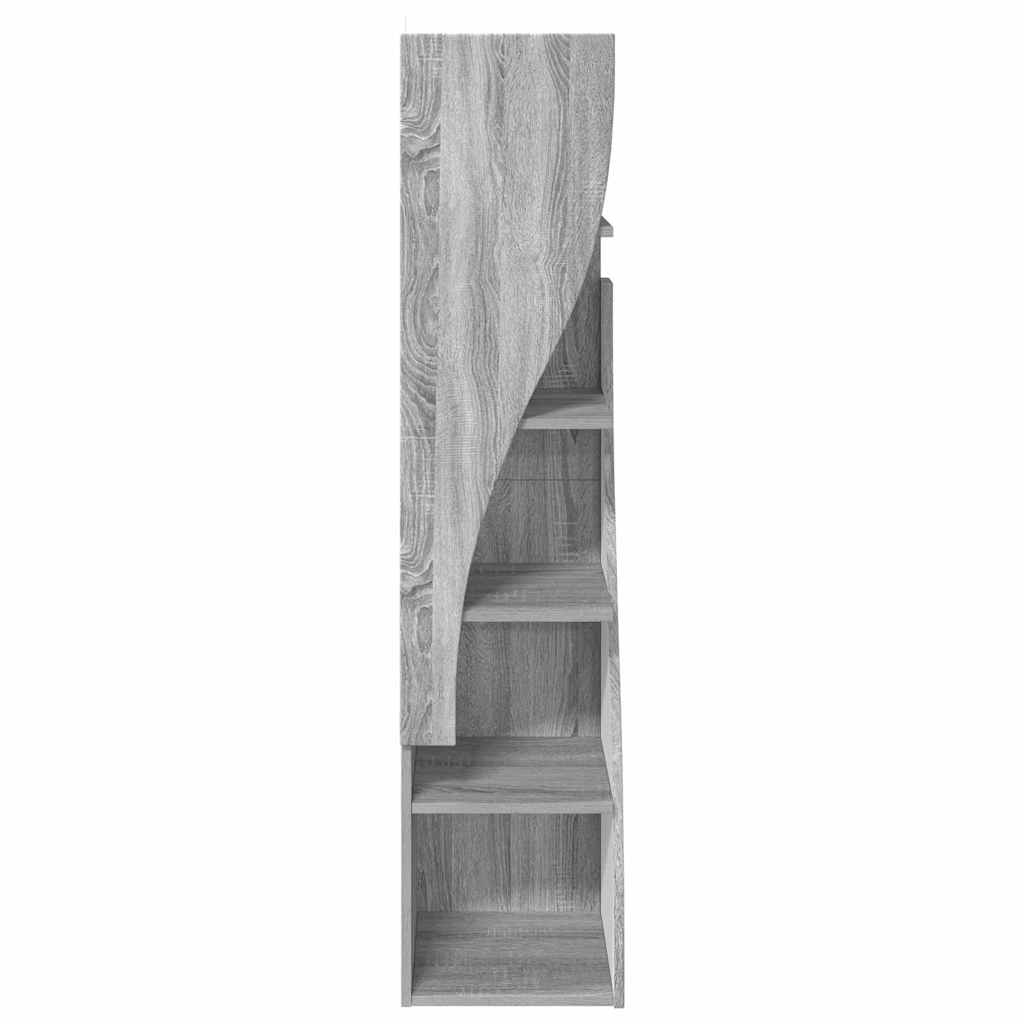 vidaXL Eckschrank Graues Sonoma 32x32x140cm Holzwerkstoff