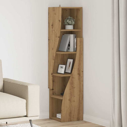 vidaXL Eckschrank Artisan-Eiche 32x32x140cm Holzwerkstoff