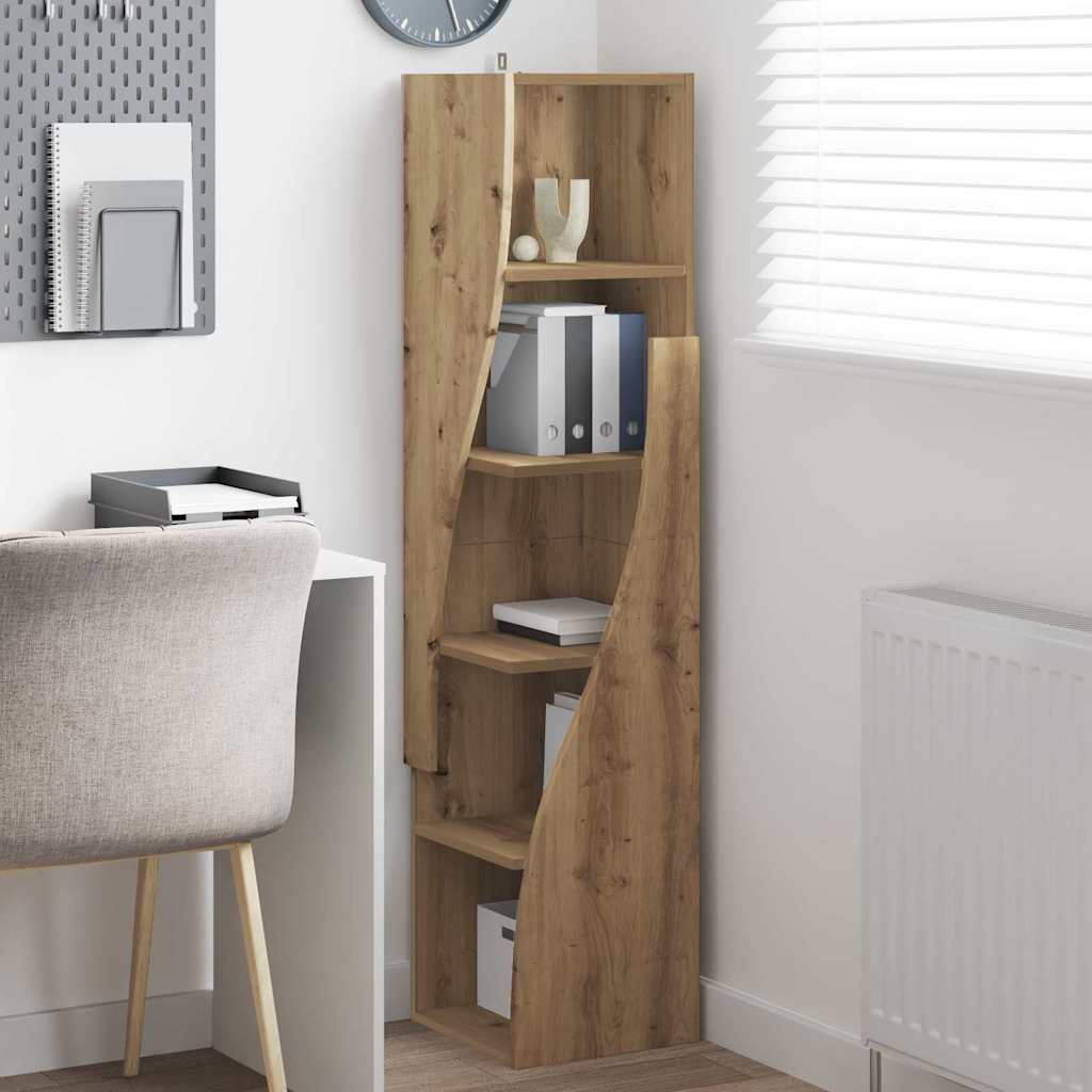 vidaXL Eckschrank Artisan-Eiche 32x32x140cm Holzwerkstoff