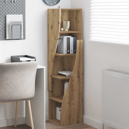 vidaXL Eckschrank Artisan-Eiche 32x32x140cm Holzwerkstoff