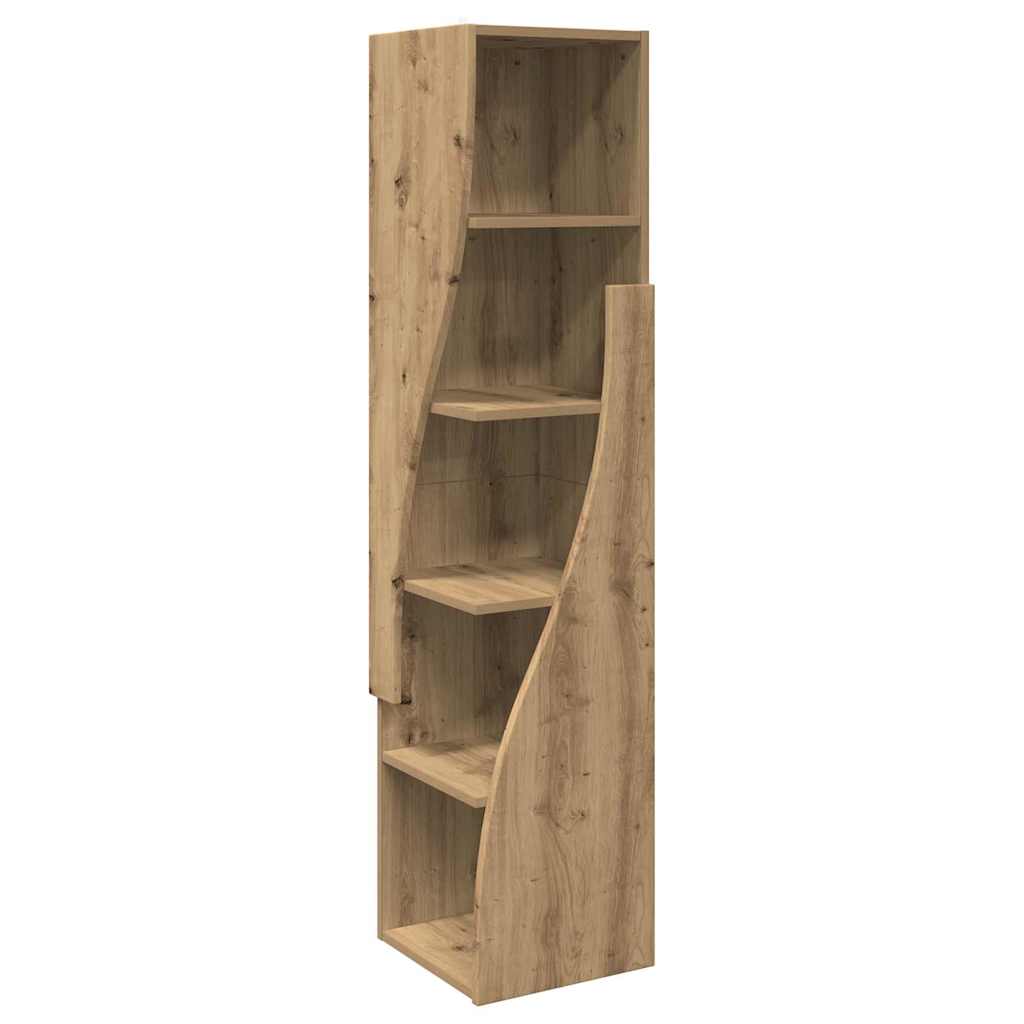 vidaXL Eckschrank Artisan-Eiche 32x32x140cm Holzwerkstoff