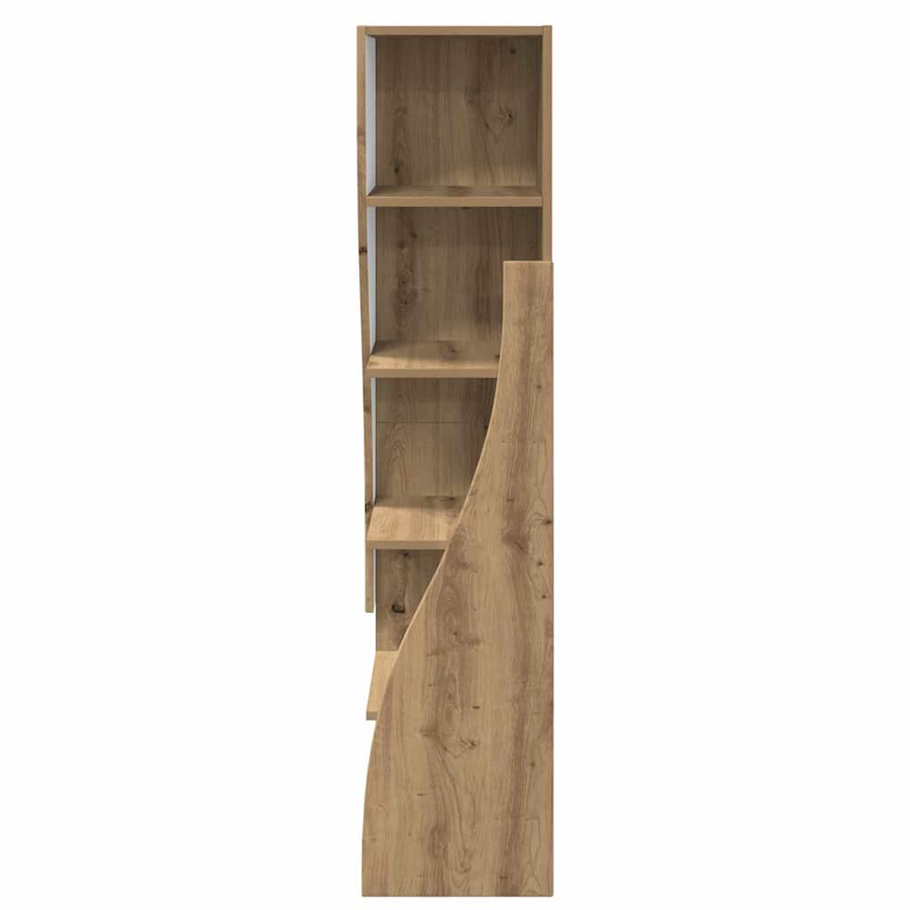 vidaXL Eckschrank Artisan-Eiche 32x32x140cm Holzwerkstoff