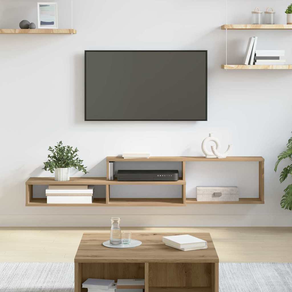 vidaXL WandTVStand 150x25x28,5cm Holzwerkstoff